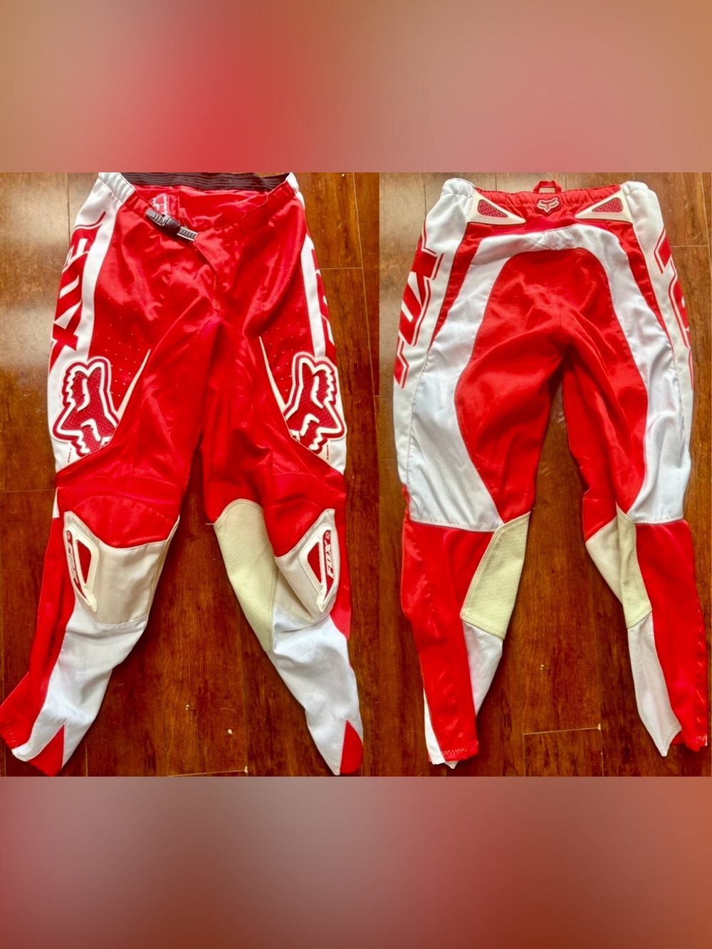 Fox Racing 180 Motocross Pants Leather Knee Panels Mens 32